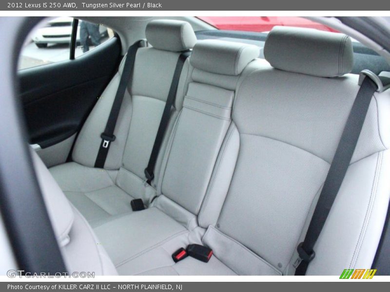 Tungsten Silver Pearl / Black 2012 Lexus IS 250 AWD