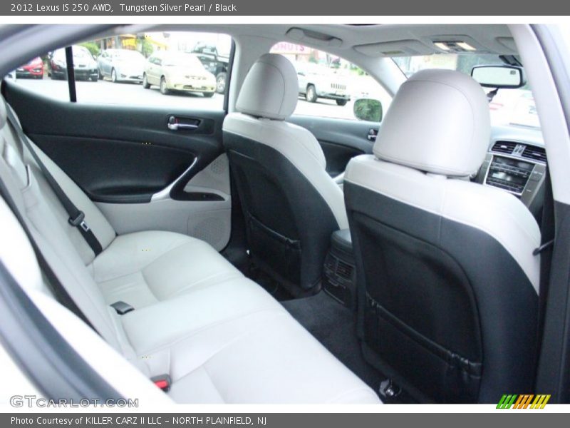 Tungsten Silver Pearl / Black 2012 Lexus IS 250 AWD