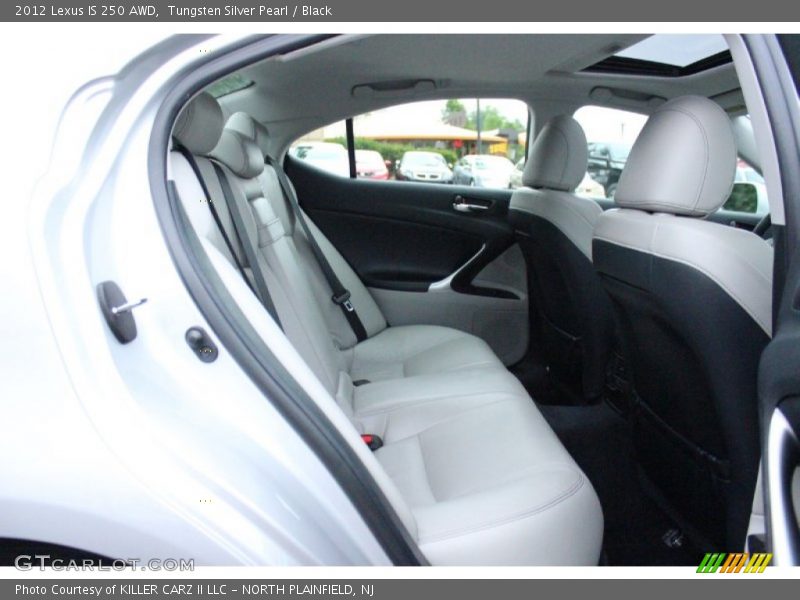 Tungsten Silver Pearl / Black 2012 Lexus IS 250 AWD