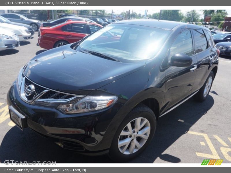 Super Black / Black 2011 Nissan Murano LE AWD
