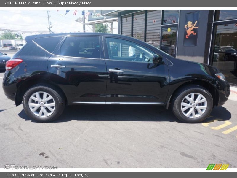 Super Black / Black 2011 Nissan Murano LE AWD