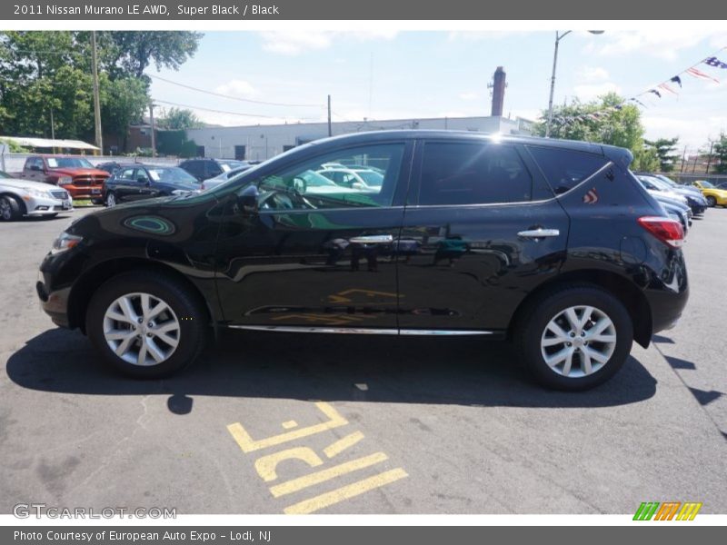 Super Black / Black 2011 Nissan Murano LE AWD