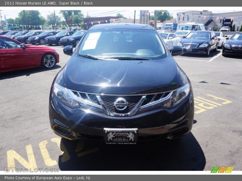 Super Black / Black 2011 Nissan Murano LE AWD