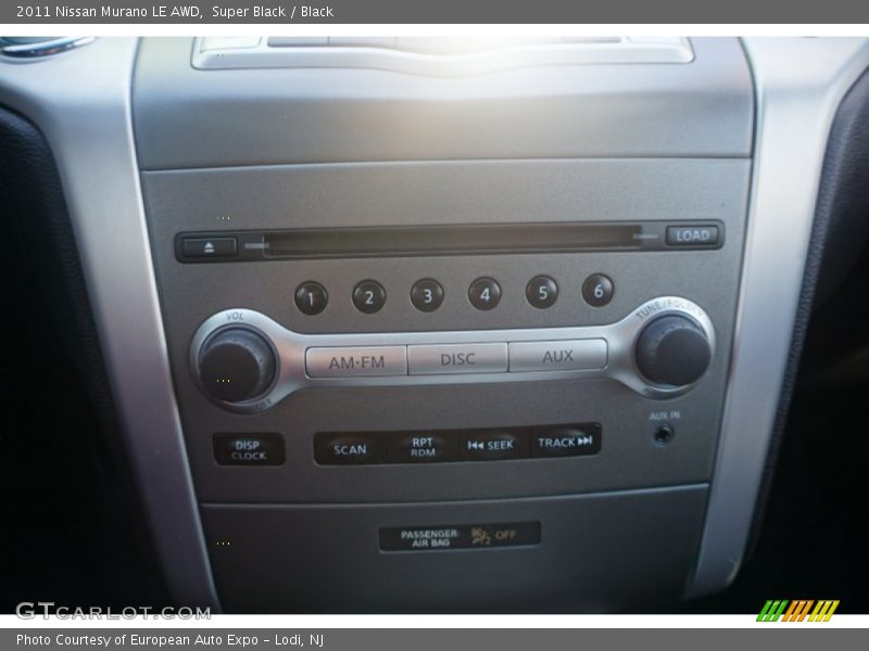 Super Black / Black 2011 Nissan Murano LE AWD