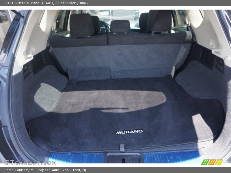 Super Black / Black 2011 Nissan Murano LE AWD