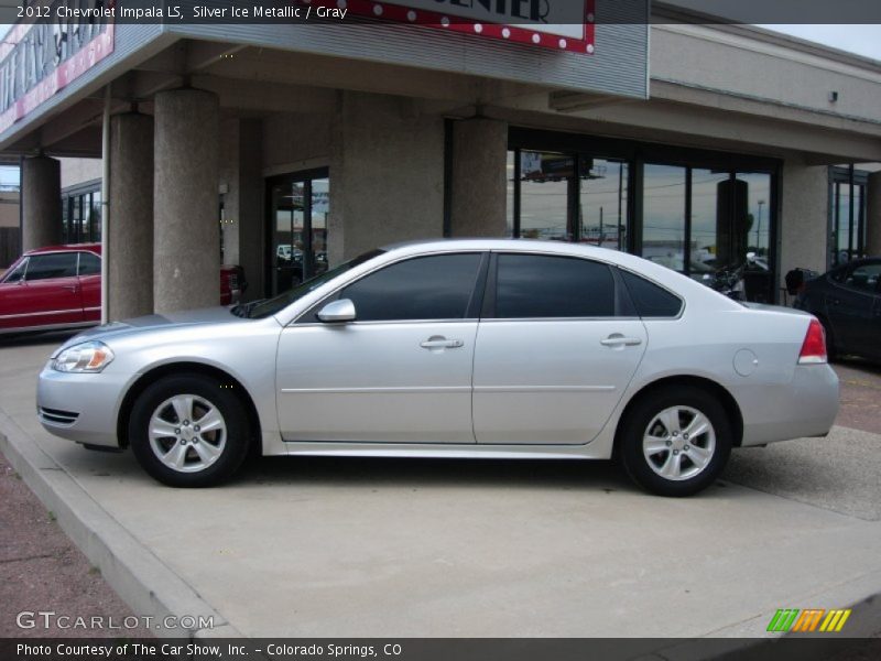 Silver Ice Metallic / Gray 2012 Chevrolet Impala LS