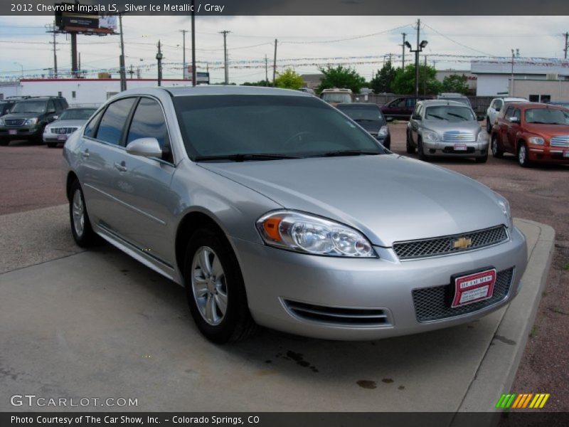 Silver Ice Metallic / Gray 2012 Chevrolet Impala LS