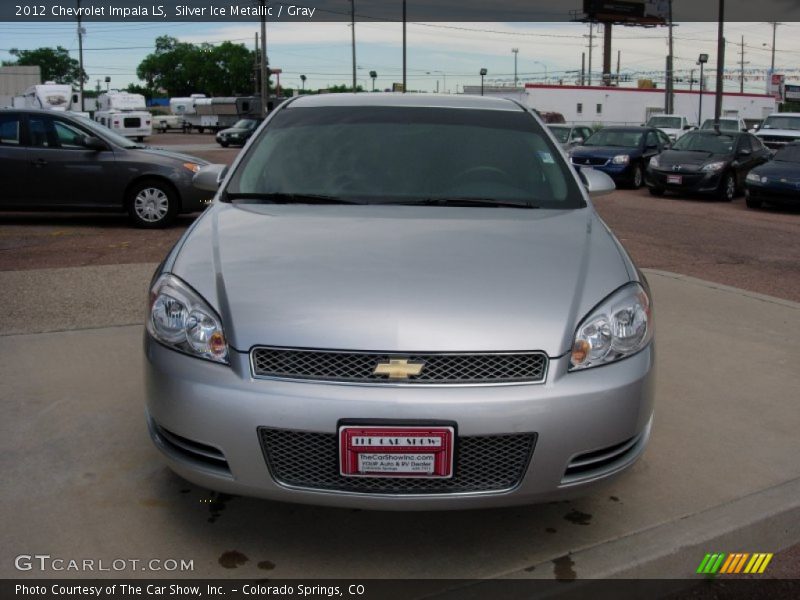 Silver Ice Metallic / Gray 2012 Chevrolet Impala LS