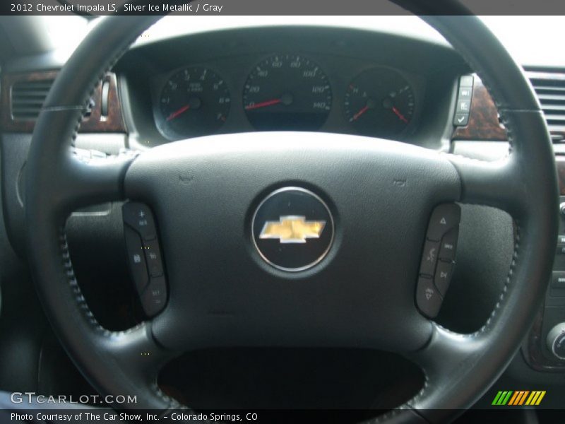Silver Ice Metallic / Gray 2012 Chevrolet Impala LS