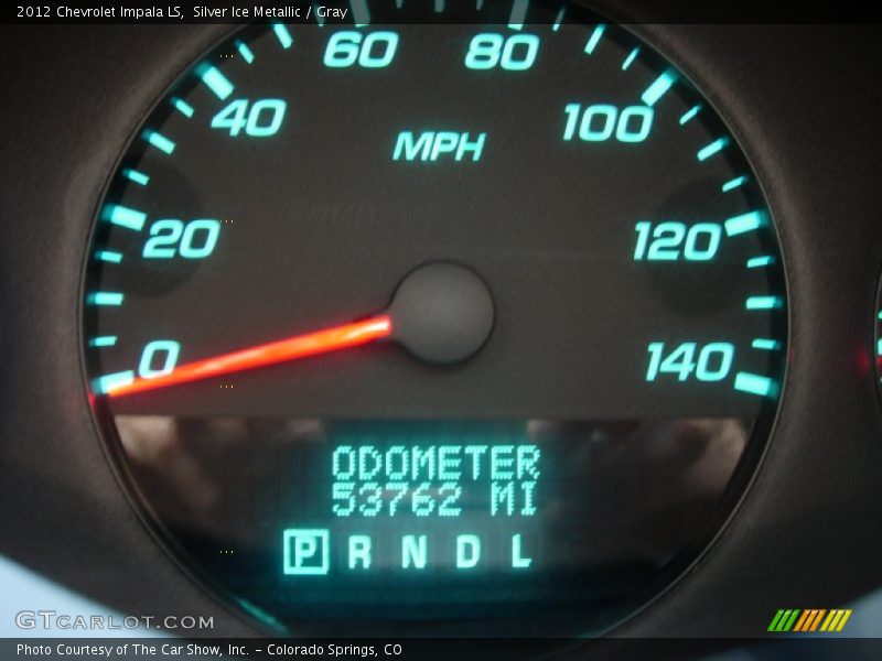 Silver Ice Metallic / Gray 2012 Chevrolet Impala LS