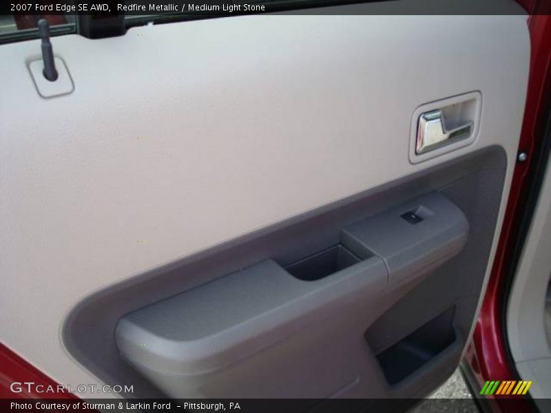 Redfire Metallic / Medium Light Stone 2007 Ford Edge SE AWD