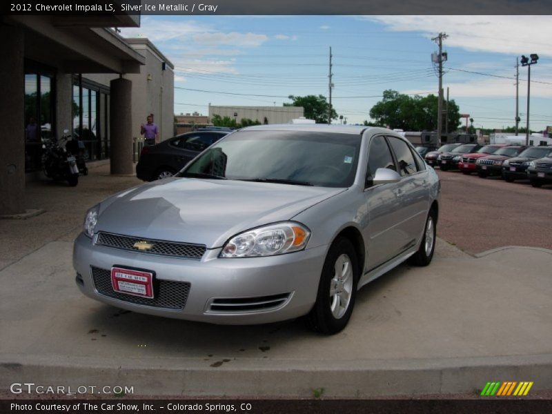 Silver Ice Metallic / Gray 2012 Chevrolet Impala LS