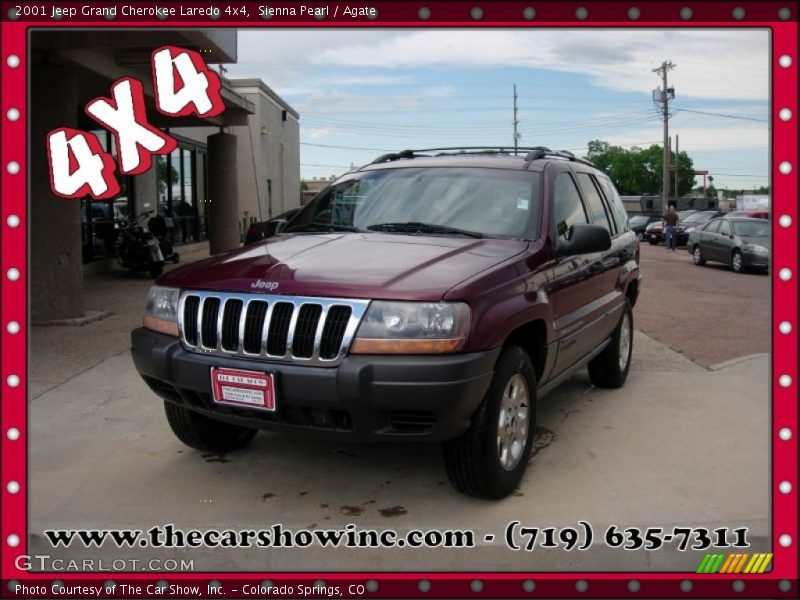 Sienna Pearl / Agate 2001 Jeep Grand Cherokee Laredo 4x4
