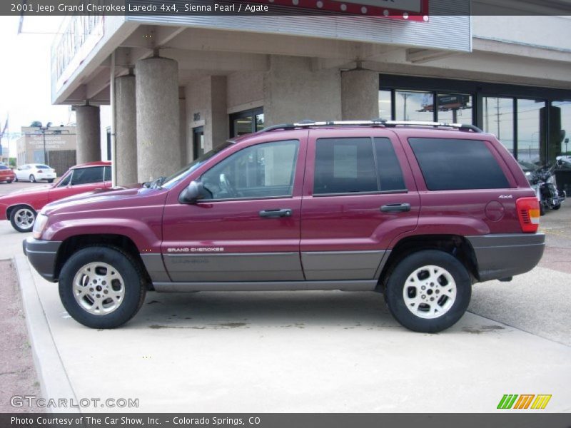 Sienna Pearl / Agate 2001 Jeep Grand Cherokee Laredo 4x4