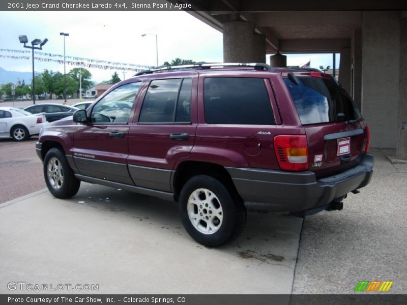 Sienna Pearl / Agate 2001 Jeep Grand Cherokee Laredo 4x4