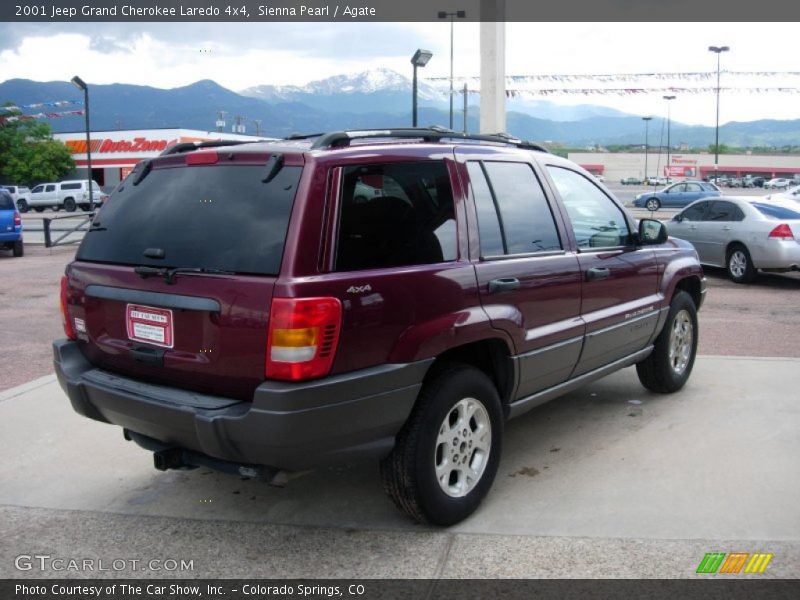 Sienna Pearl / Agate 2001 Jeep Grand Cherokee Laredo 4x4