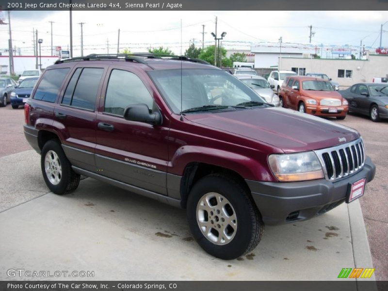 Sienna Pearl / Agate 2001 Jeep Grand Cherokee Laredo 4x4