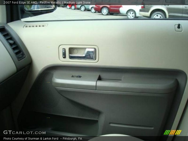 Redfire Metallic / Medium Light Stone 2007 Ford Edge SE AWD