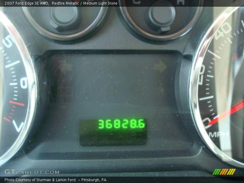 Redfire Metallic / Medium Light Stone 2007 Ford Edge SE AWD