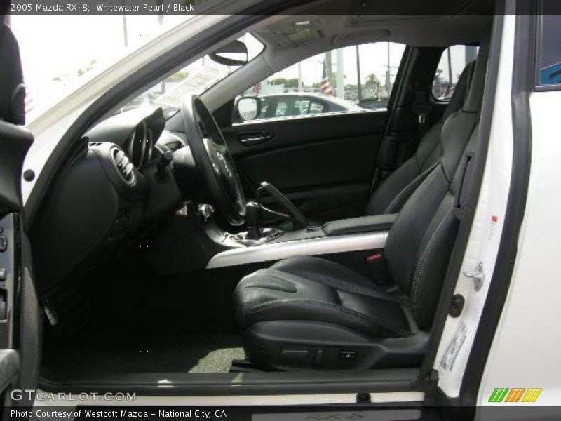 Whitewater Pearl / Black 2005 Mazda RX-8