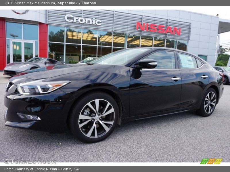 Super Black / Charcoal 2016 Nissan Maxima Platinum