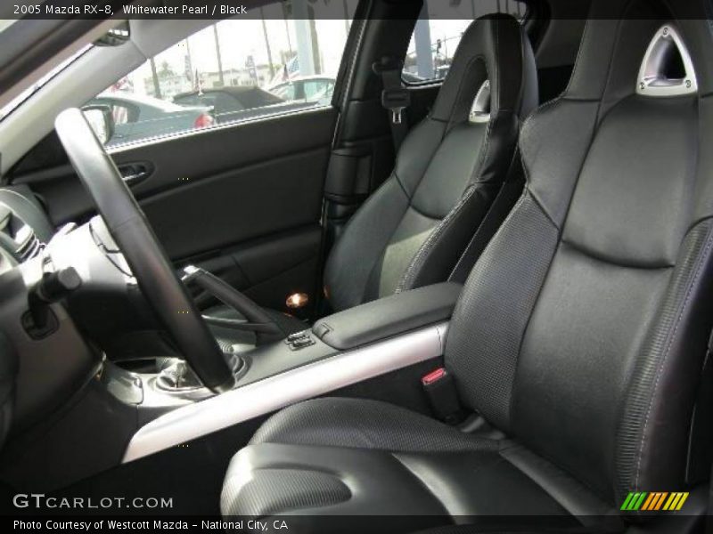 Whitewater Pearl / Black 2005 Mazda RX-8