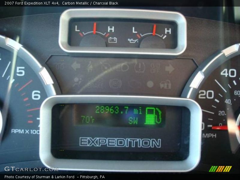 Carbon Metallic / Charcoal Black 2007 Ford Expedition XLT 4x4