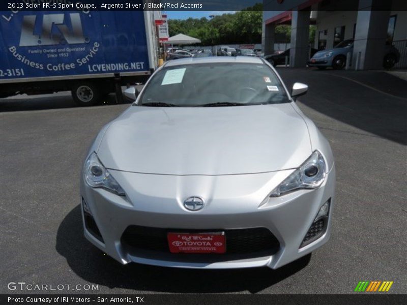 Argento Silver / Black/Red Accents 2013 Scion FR-S Sport Coupe