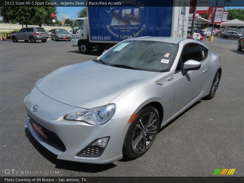 Argento Silver / Black/Red Accents 2013 Scion FR-S Sport Coupe
