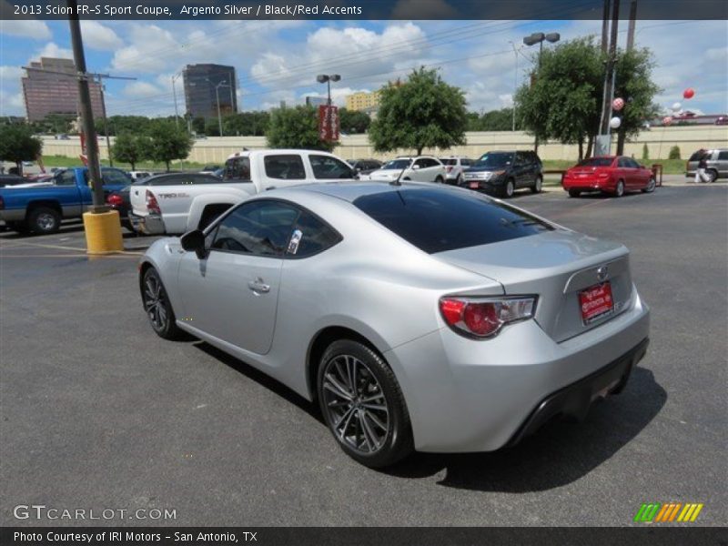 Argento Silver / Black/Red Accents 2013 Scion FR-S Sport Coupe