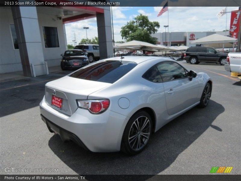 Argento Silver / Black/Red Accents 2013 Scion FR-S Sport Coupe