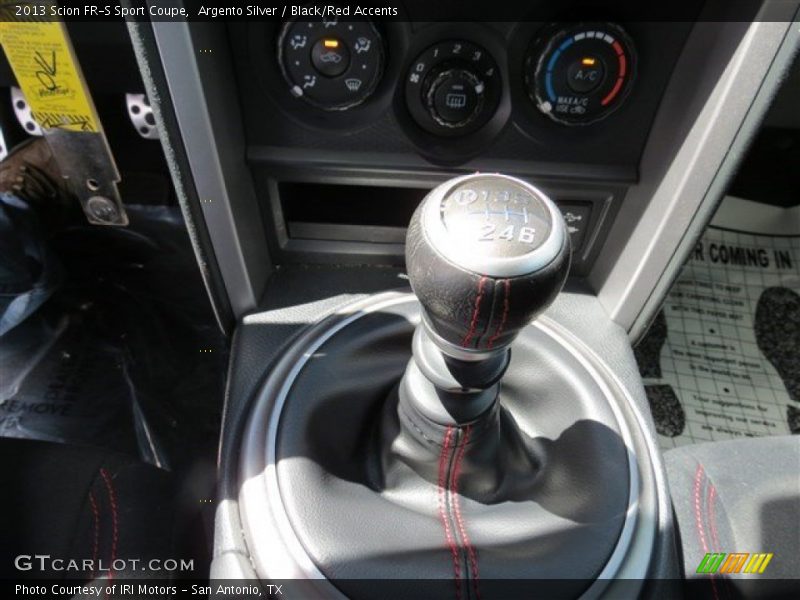 Argento Silver / Black/Red Accents 2013 Scion FR-S Sport Coupe