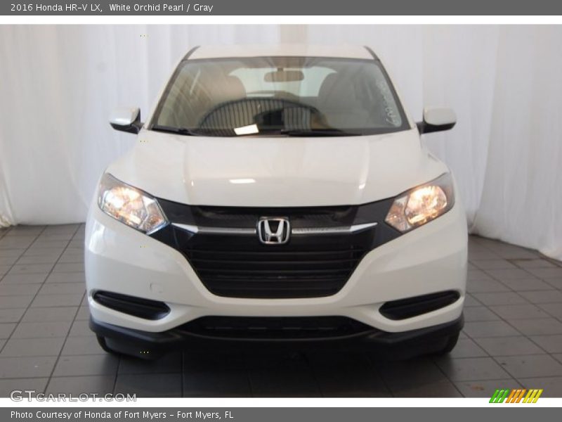 White Orchid Pearl / Gray 2016 Honda HR-V LX