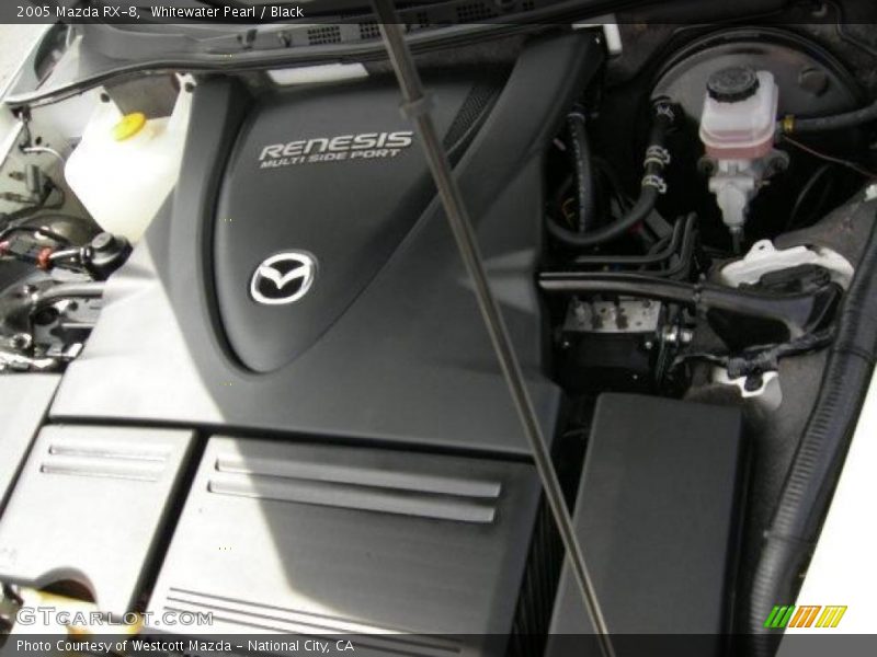 Whitewater Pearl / Black 2005 Mazda RX-8