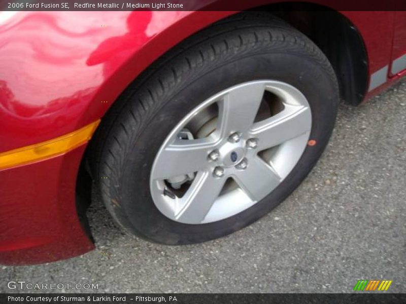 Redfire Metallic / Medium Light Stone 2006 Ford Fusion SE