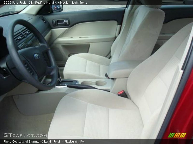 Redfire Metallic / Medium Light Stone 2006 Ford Fusion SE