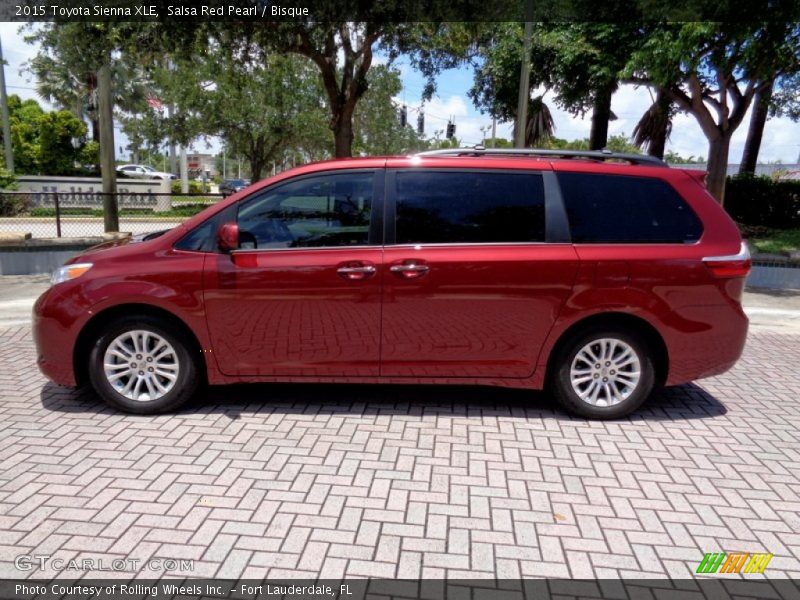 Salsa Red Pearl / Bisque 2015 Toyota Sienna XLE