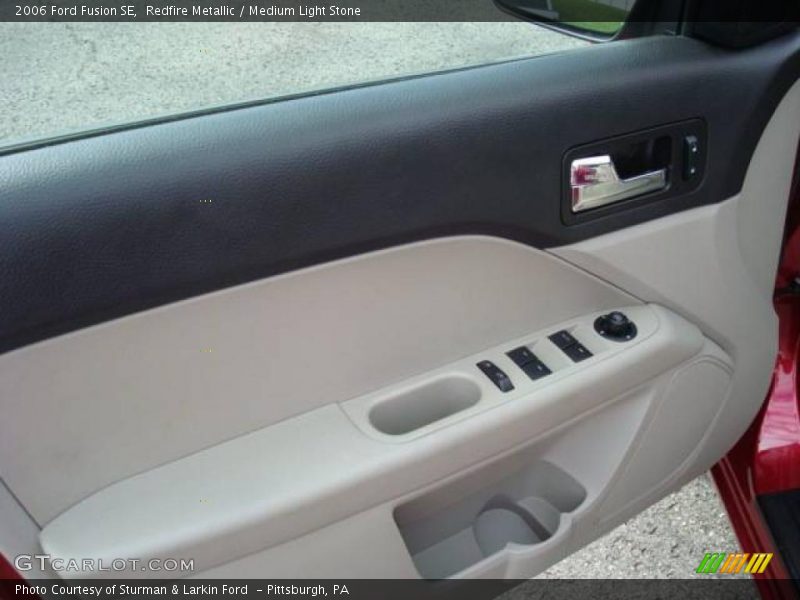 Redfire Metallic / Medium Light Stone 2006 Ford Fusion SE