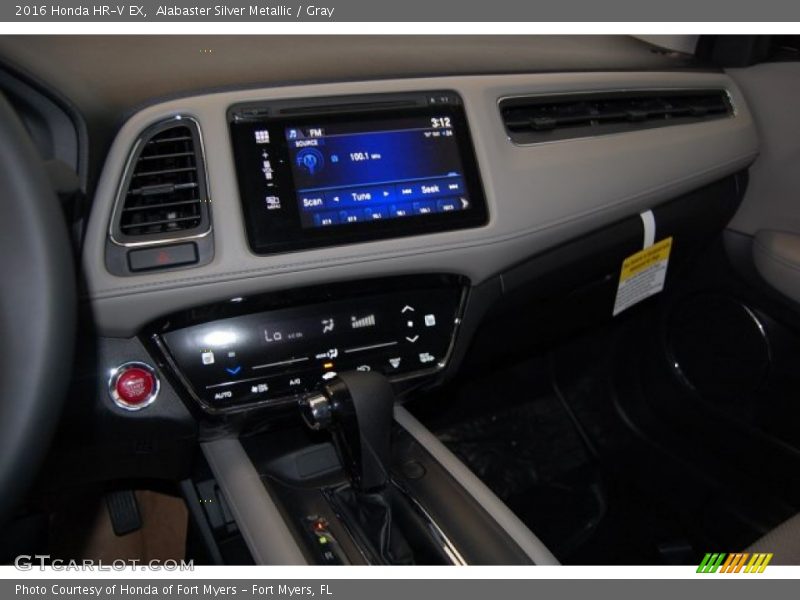 Alabaster Silver Metallic / Gray 2016 Honda HR-V EX