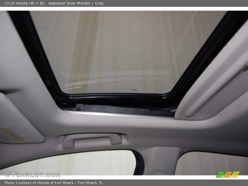 Alabaster Silver Metallic / Gray 2016 Honda HR-V EX
