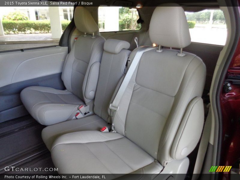 Rear Seat of 2015 Sienna XLE
