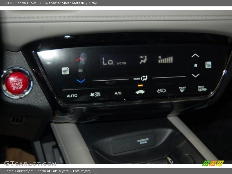 Alabaster Silver Metallic / Gray 2016 Honda HR-V EX
