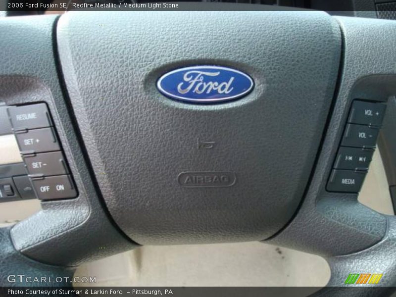 Redfire Metallic / Medium Light Stone 2006 Ford Fusion SE