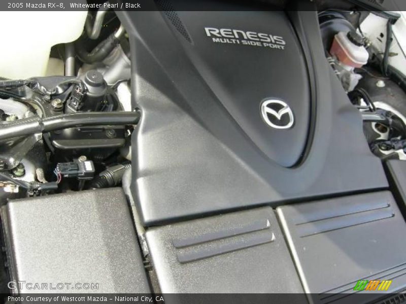 Whitewater Pearl / Black 2005 Mazda RX-8