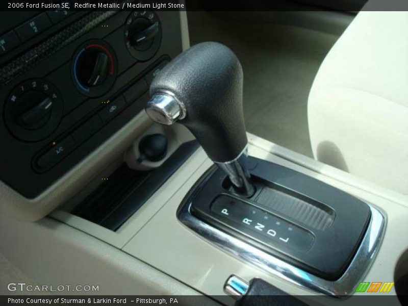 Redfire Metallic / Medium Light Stone 2006 Ford Fusion SE