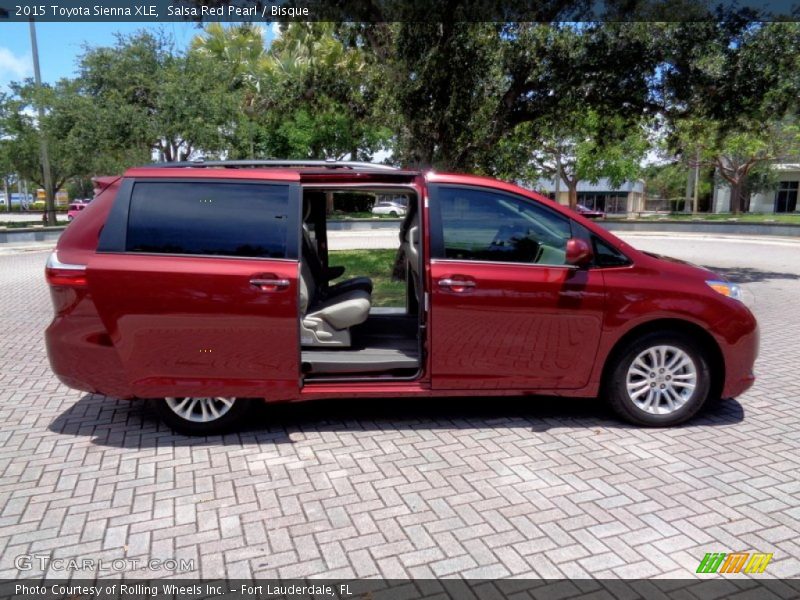 Salsa Red Pearl / Bisque 2015 Toyota Sienna XLE
