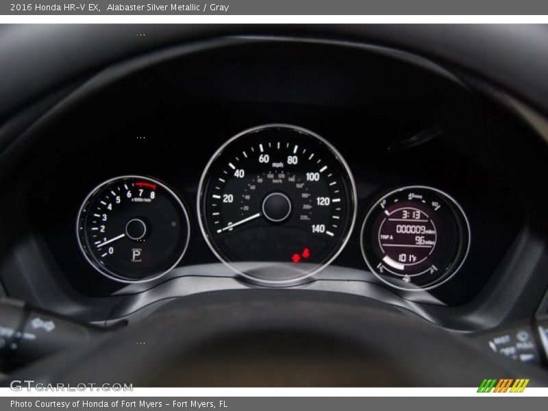 Alabaster Silver Metallic / Gray 2016 Honda HR-V EX