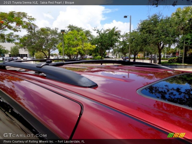 Salsa Red Pearl / Bisque 2015 Toyota Sienna XLE