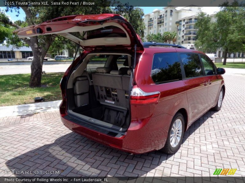 Salsa Red Pearl / Bisque 2015 Toyota Sienna XLE