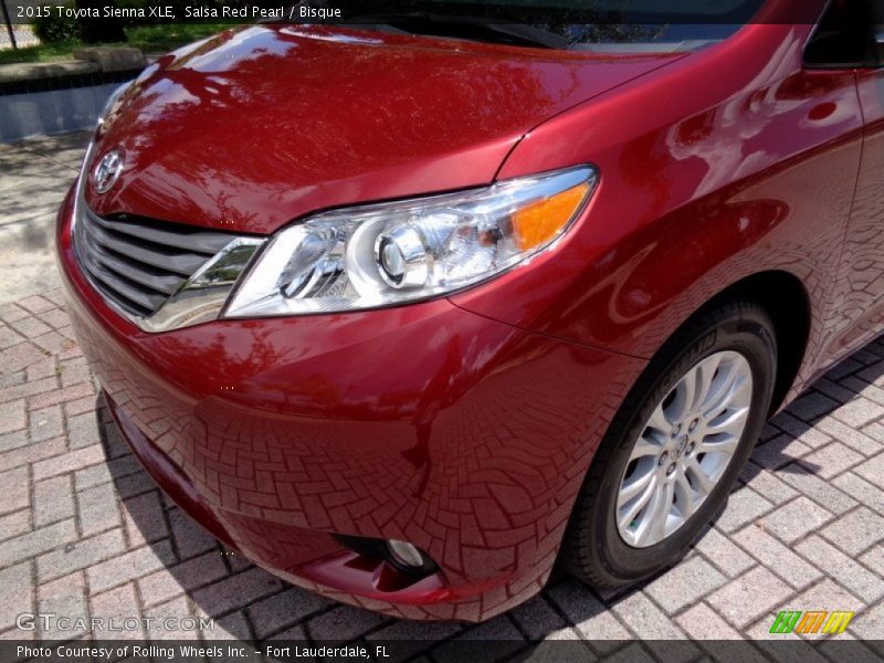 Salsa Red Pearl / Bisque 2015 Toyota Sienna XLE